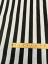 1 Yard Stripe Print Poly Cotton Fabric 1 Inch Durable Apparel Material width