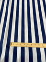 1 Yard Stripe Print Poly Cotton Fabric 1 Inch Durable Apparel Material width