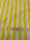 1 Yard Stripe Print Poly Cotton Fabric 1 Inch Durable Apparel Material width