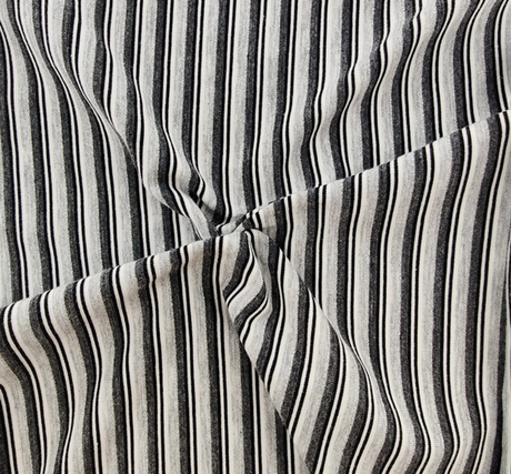 Stripe Lurex Knit 1 Yard Grey/Heather/Silver Fabric Elegant Shimmer Knit for Apparel