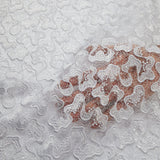 1 Yard Sparkly Embroidered Corded Lace Fabric with Sequins 50/51" Wide