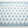 1 Yard Tulle Lace Fabric Metallic Embroidered with Beads & Sequins, 50/52" Wide 100% Polyester