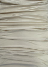 Stretch Lining Polyester Fabric - Taupe, Matte Soft, 60" Width (1 Yard)