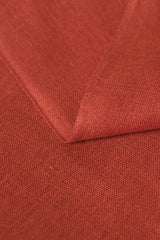 1 Yard Tomato Linen Silk Fabric 54" Wide Midweight Woven Textile for Apparel Fashion & Home