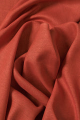 1 Yard Tomato Linen Silk Fabric 54" Wide Midweight Woven Textile for Apparel Fashion & Home