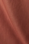 1 Yard Tomato Pure Linen Fabric 5.5 oz, Stone Washed Midweight 54 Inch Solid Weave