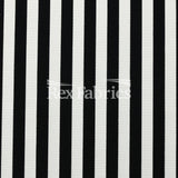 EZ Tricot Stripes Nylon Spandex Tricot Fabric - Red/White, Navy/White, Black/White Striped Print, 58/60" Width (1 Yard)