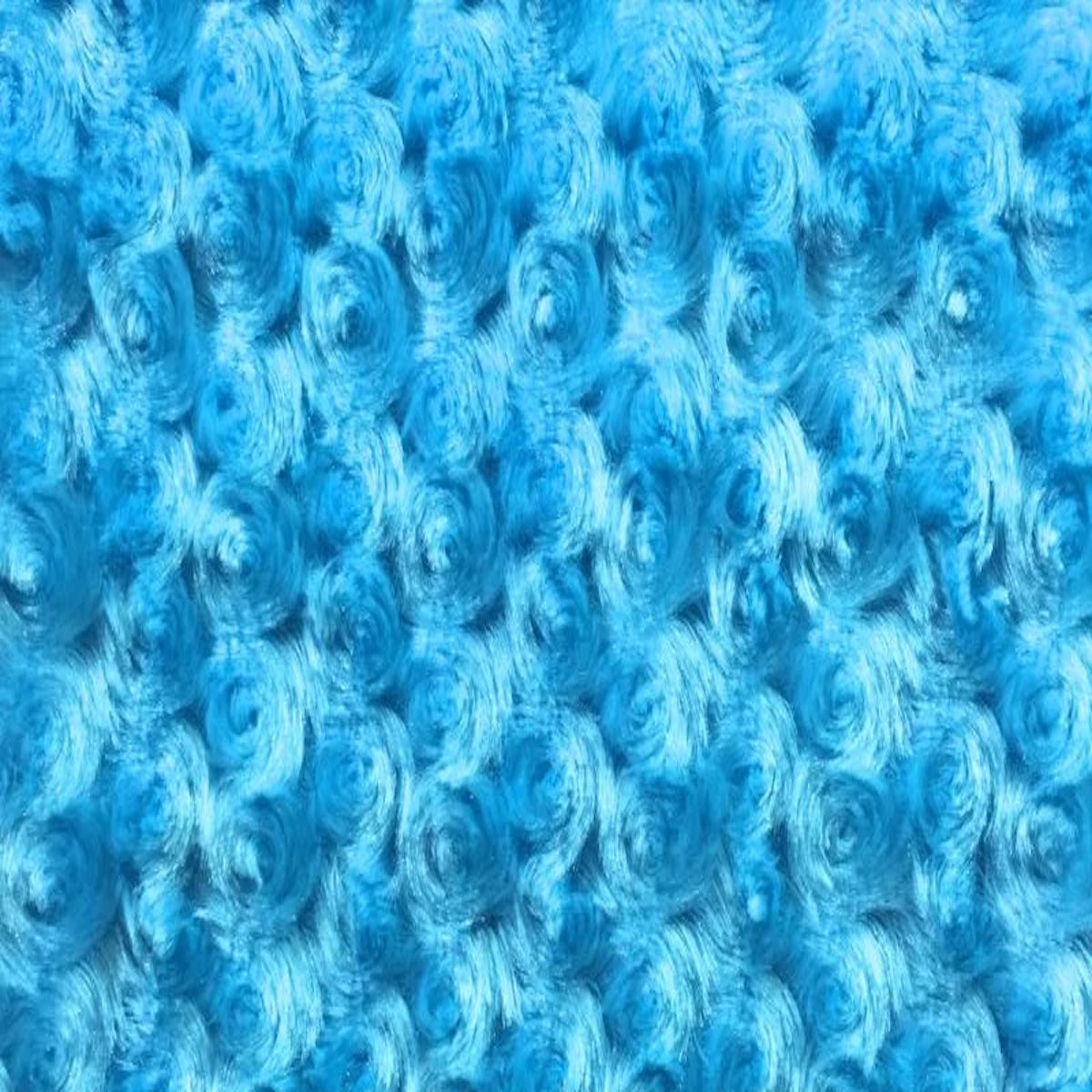 Swirl Rosebud Faux Fur 1 Yard Fabric 100% Polyester, 60″ Wide, 450 GSM Ultra Soft Plush Material