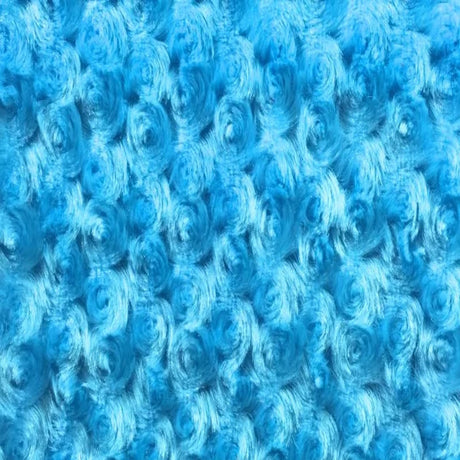 Swirl Rosebud Faux Fur 1 Yard Fabric 100% Polyester, 60″ Wide, 450 GSM Ultra Soft Plush Material