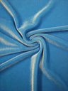 Solid Polyester Spandex Velvet Fabric - Medium Weight, 2 Ways Stretch, 58-60" Width