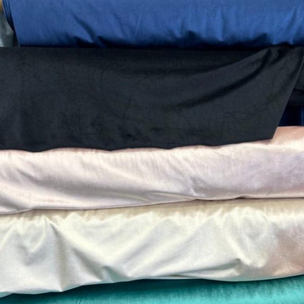 1 Yard Luxe Velvet Upholstery & Curtain Fabric for Home & Apparel 56" Wide