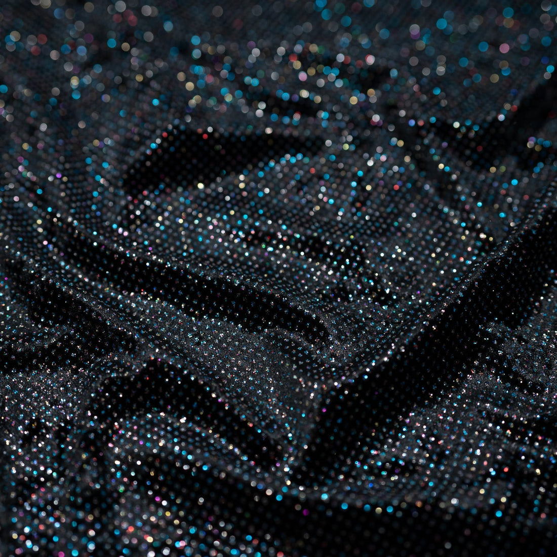 1 Yard Vivian Glitter Printed Spandex Velvet 90% Polyester 10% Spandex, 56" Usable Width