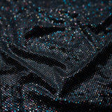 1 Yard Vivian Glitter Printed Spandex Velvet 90% Polyester 10% Spandex, 56" Usable Width