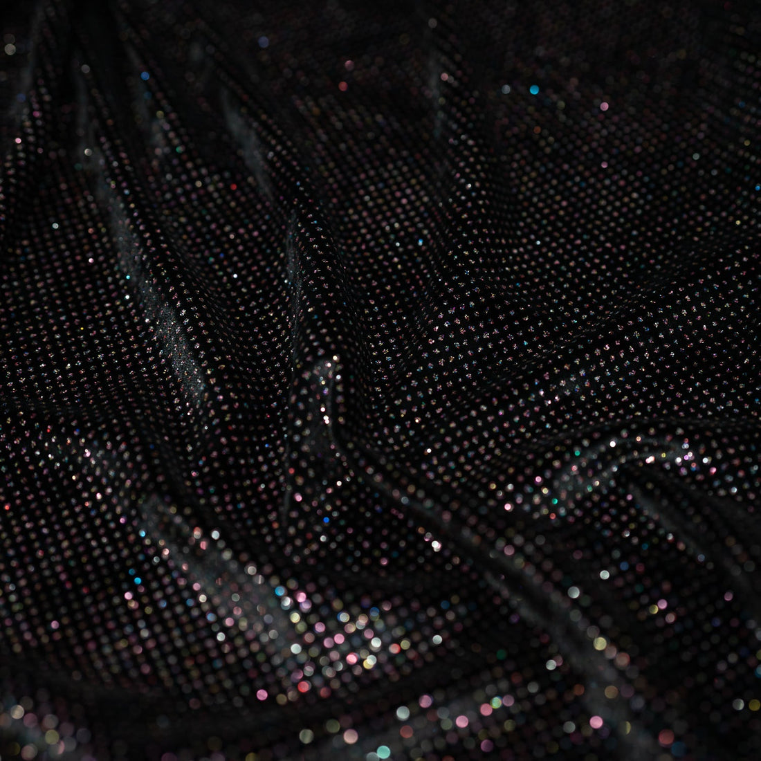 1 Yard Vivian Glitter Printed Spandex Velvet 90% Polyester 10% Spandex, 56" Usable Width