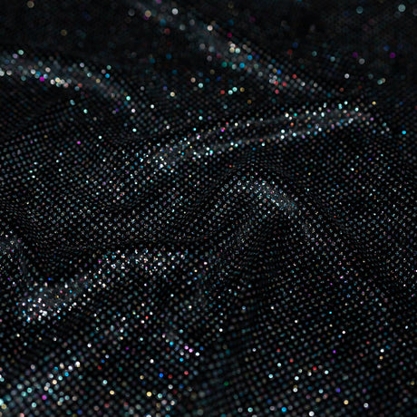 1 Yard Vivian Glitter Printed Spandex Velvet 90% Polyester 10% Spandex, 56" Usable Width