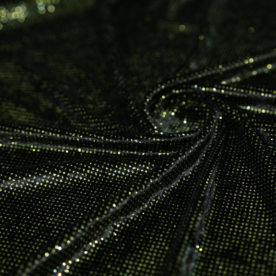 1 Yard Vivian Glitter Printed Spandex Velvet 90% Polyester 10% Spandex, 56" Usable Width