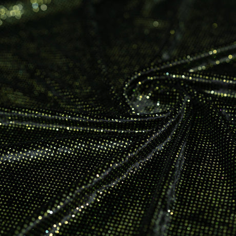 1 Yard Vivian Glitter Printed Spandex Velvet 90% Polyester 10% Spandex, 56" Usable Width