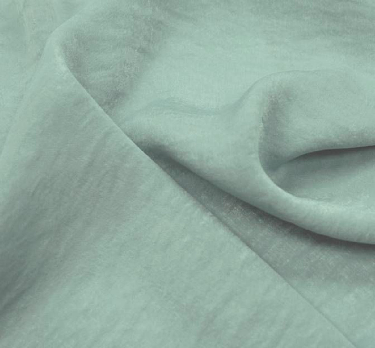 1 Yard Washed Satin Fabric Sage Soft Polyester Glossy Apparel Material for Dresses 58/60 Inches Width