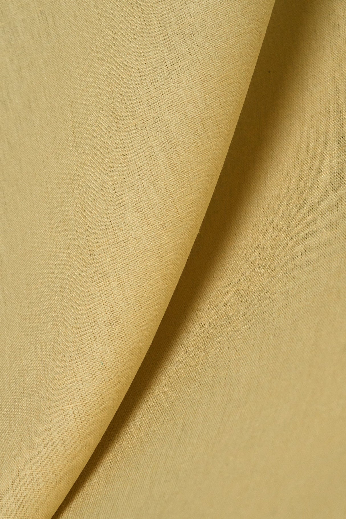 1 Yard Wheat Linen Silk Blend Fabric Flat Soft Midweight Woven 54 Inch Width