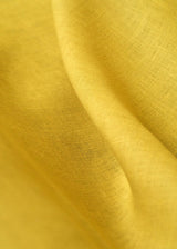 1 Yard Wheatgrass Pure Linen Fabric 5.5 oz, Softened Midweight 58 Inch Solid Weave