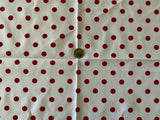 1 Yard Multi-Color Small Polka Dot Poly Cotton Fabric for Crafts Bedding Sewing Masks 60" Width