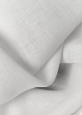 1 Yard Softened White Linen Fabric Lightweight Solid 58 Inches Wide for Apparel and Home Décor