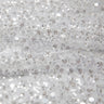 1 Yard Poly Mesh Lace Fabric W/Beads & Sequins 50" Wide