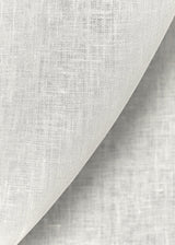 1 Yard Snow White Pure Linen Fabric 7 oz Flat Weave 58 Inches Wide