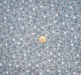 1 Yard Spring Blue Yoryu Chiffon Fabric, 100% Polyester, 57/58" Wide, Lightweight Apparel Material