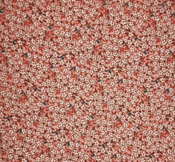 1 Yard Lightweight Yoryu Chiffon Coral Haze Fabric, 57/58” Wide, 100% Polyester