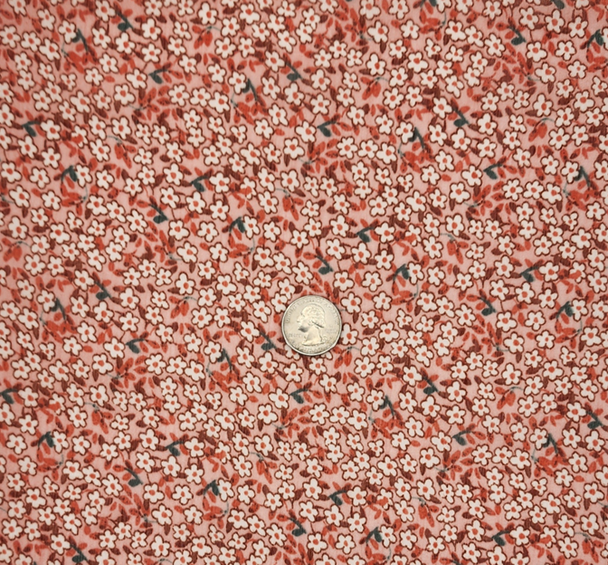 1 Yard Lightweight Yoryu Chiffon Coral Haze Fabric, 57/58” Wide, 100% Polyester