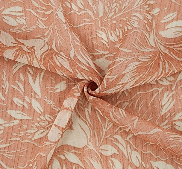 1 Yard Canyon Sunset Yoryu Chiffon Fabric, 57/58” Wide, Lightweight Polyester for Apparel & Crafts
