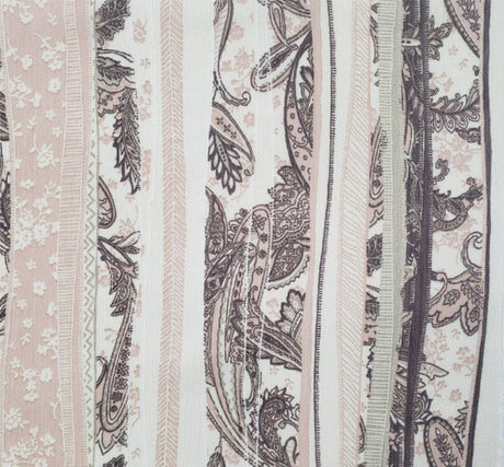 Yoryu Chiffon Neutral 1 Yard Lightweight 100% Polyester Sheer Fabric, 56/58" Wide, Ideal for Apparel