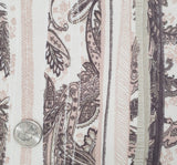 Yoryu Chiffon 1D1663 Polyester Fabric - Neutral, Sheer, 56/58" Width (1 Yard)