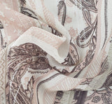Yoryu Chiffon 1D1663 Polyester Fabric - Neutral, Sheer, 56/58" Width (1 Yard)