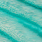 1 Yard Snow Luxury Two Tone Shaggy Faux Fur Fabric 58"/60" Width