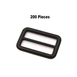 38mm Black Metal Triglide Slide Buckle for Strap Webbing