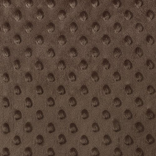 1 Yard Minky Dimple Dot Faux Fur Fabric, 60″ Wide 100% Polyester