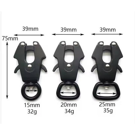 Aluminum Frog Clip Hook for Dog Leash & Bag Strap