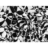 2 Yard African Print 4 Way Stretch Knit Fabric for Dresses Swimsuits Activewear 58 Inch Width