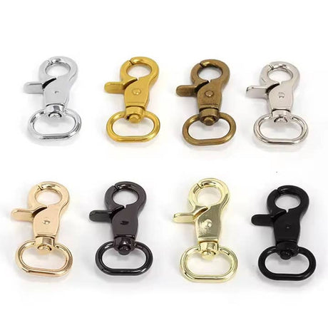 Shiny Metal Snap Hook for Bags & Handbag Straps