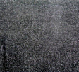 American Knit Black/Silver Nylon Polyester Fabric - Black/Silver Glitter, 58/60" Width (1 Yard)