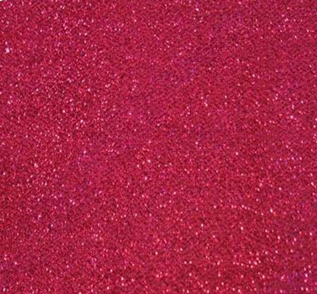 American Knit Fuchsia Glitter Knit Fabric - Fuchsia, 58/60" Width