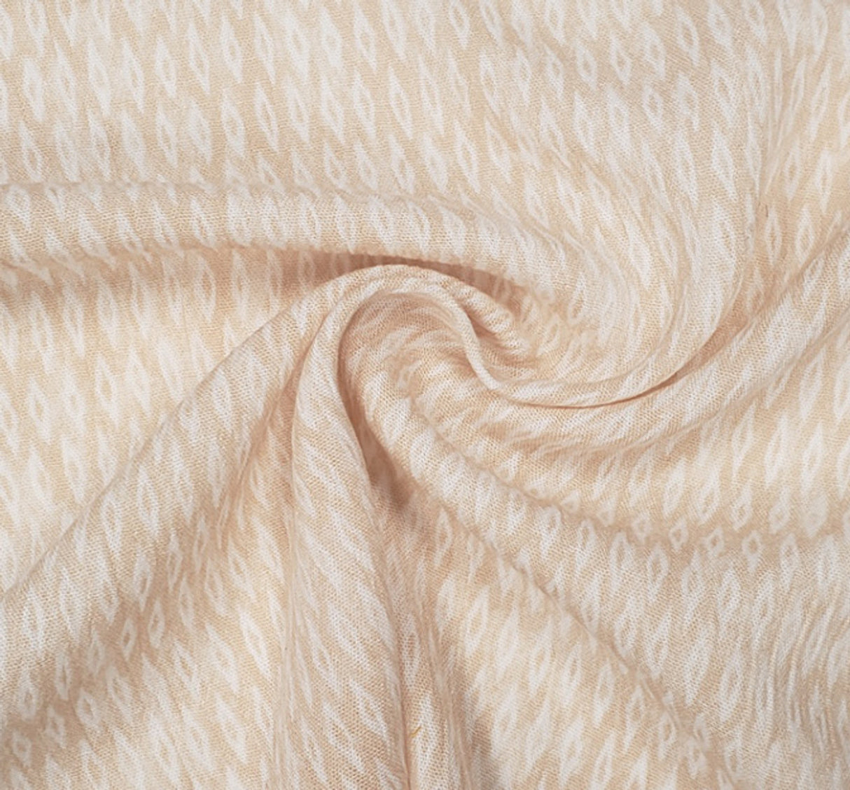 1 Yard Rayon Crinkle Apparel Fabric Apricot Woven Crepon Textile 50/52" Wide, Lightweight & Drapable
