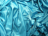 Low Stretch Aqua Polyester Fabric - Aqua, 108"-120" Width (1 Yard)