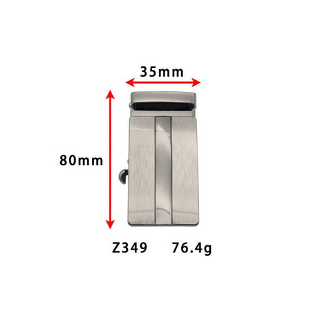 Z349 Fashion Men’s Automatic Buckles Laser Logo Ratchet Buckle Alloy Buckle Custom Model Factory Wholesale Stock More Style