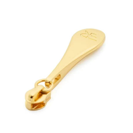 B42 Custom Design K Gold Gold Plated Metal Zinc Alloy Zipper Puller With Logo