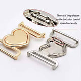 Heart Shape Metal Belt Buckle for Clothing & Accessories