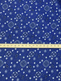 Paisley Bandanna Royal Poly Cotton Fabric - Royal Paisley Print, 59/60" Width (1 Yard)