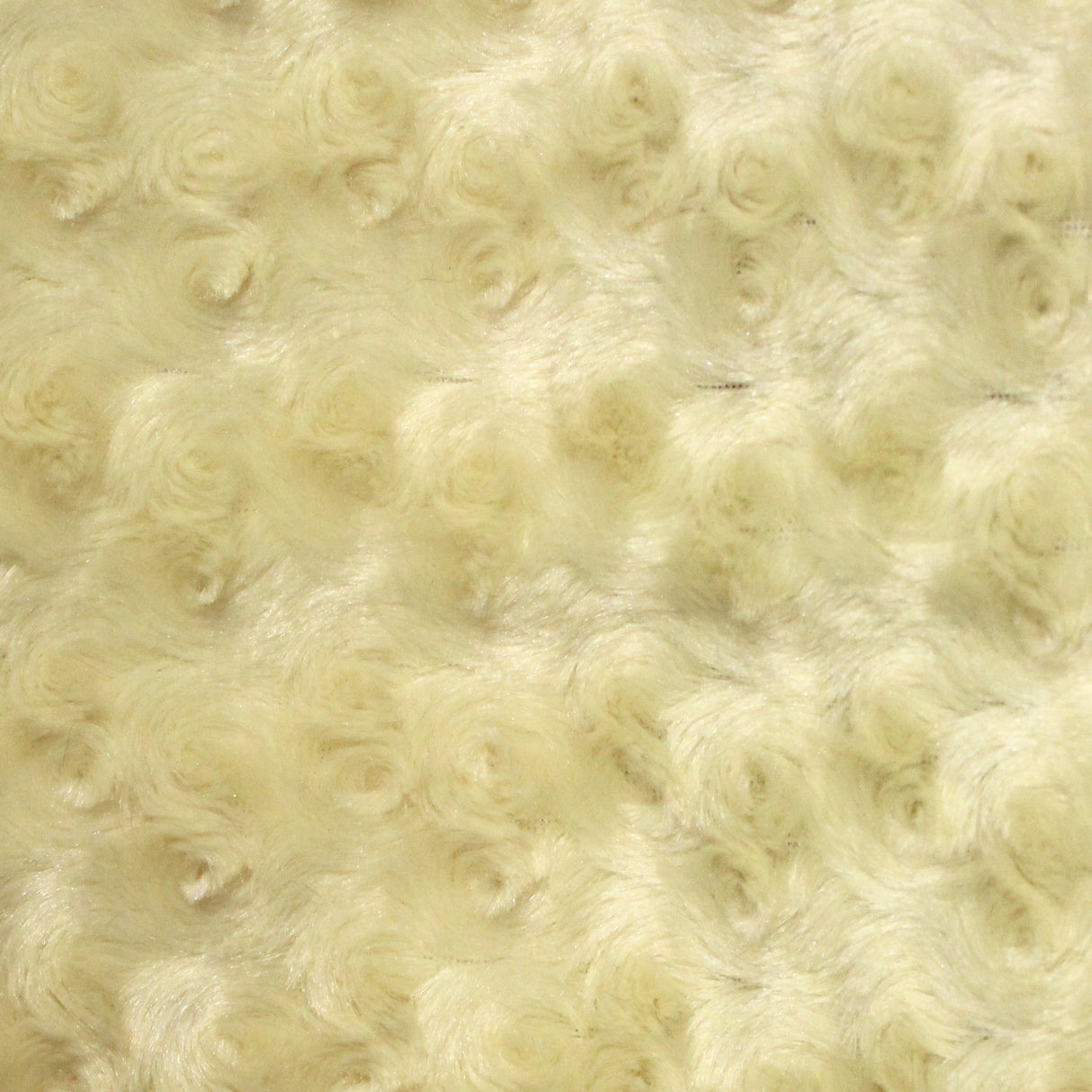1 Yard Banana Minky Rosebud Fabric 58/60" Width Rose Swirl Embossed